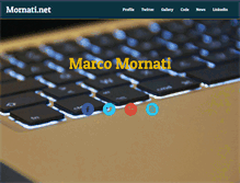 Tablet Screenshot of mornati.net